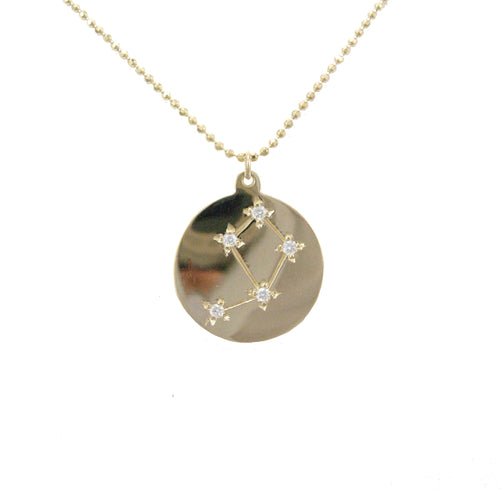 Libra Zodiac Sign Necklace