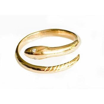 Thin Snake Ring