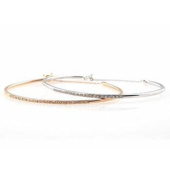 Thin Diamond Cuff Bracelet