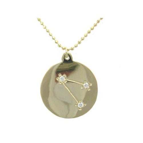 Aries Zodiac Sign Necklace