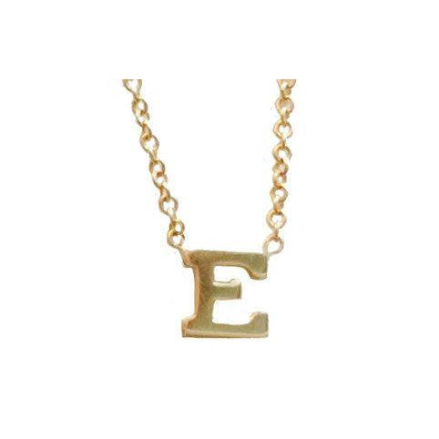 White Gold Block Letter Necklace | Jewelers On Fifth – JewelersOnFifth