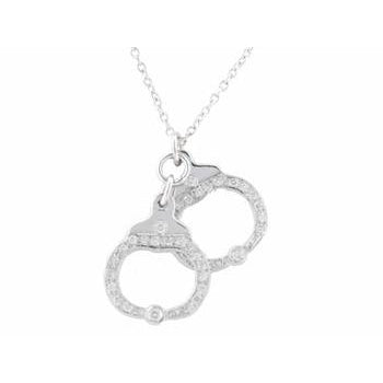 Pave Handcuff Necklace