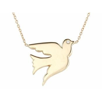 Gold Dove Necklace