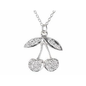 Cherry diamond deals necklace