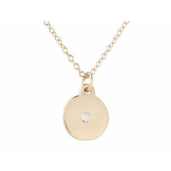 Coin With Diamond Necklace